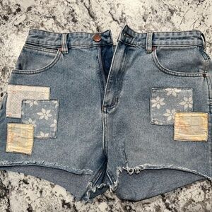 Billabong Wrangler Denim Patchwork Shorts